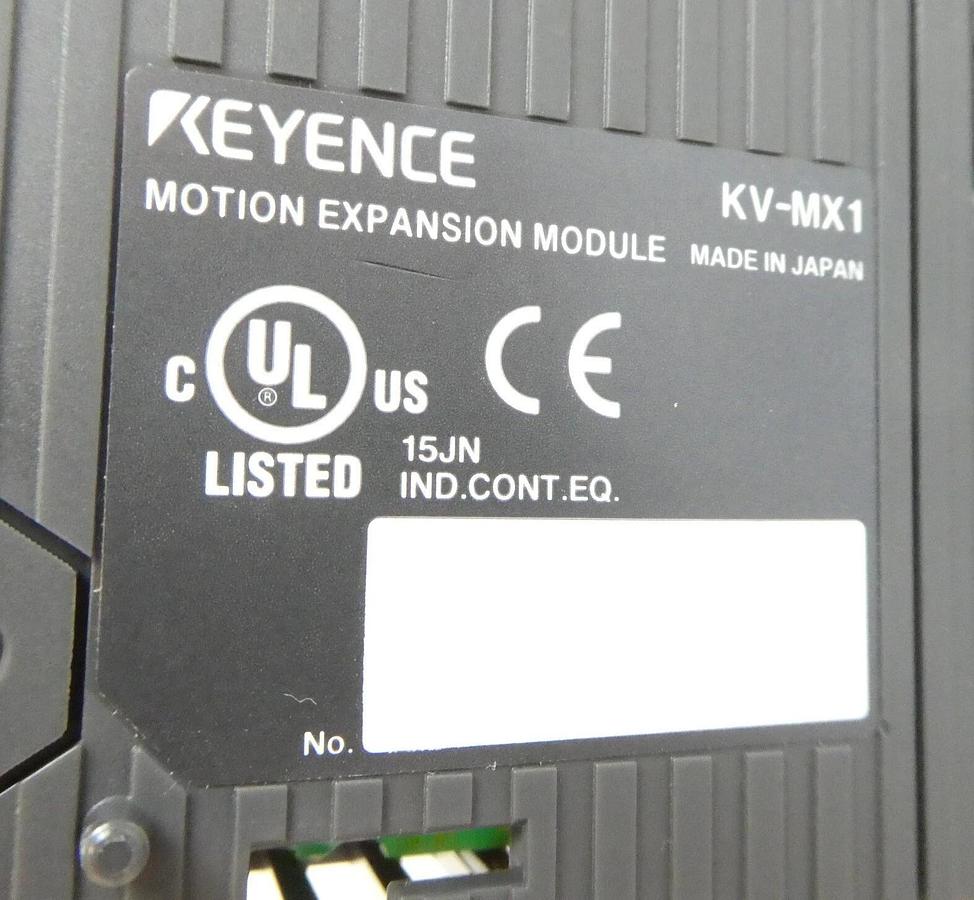 Used Keyence KV-5000 Real Time Logic Controller CPU Module Assembly Working Surplus