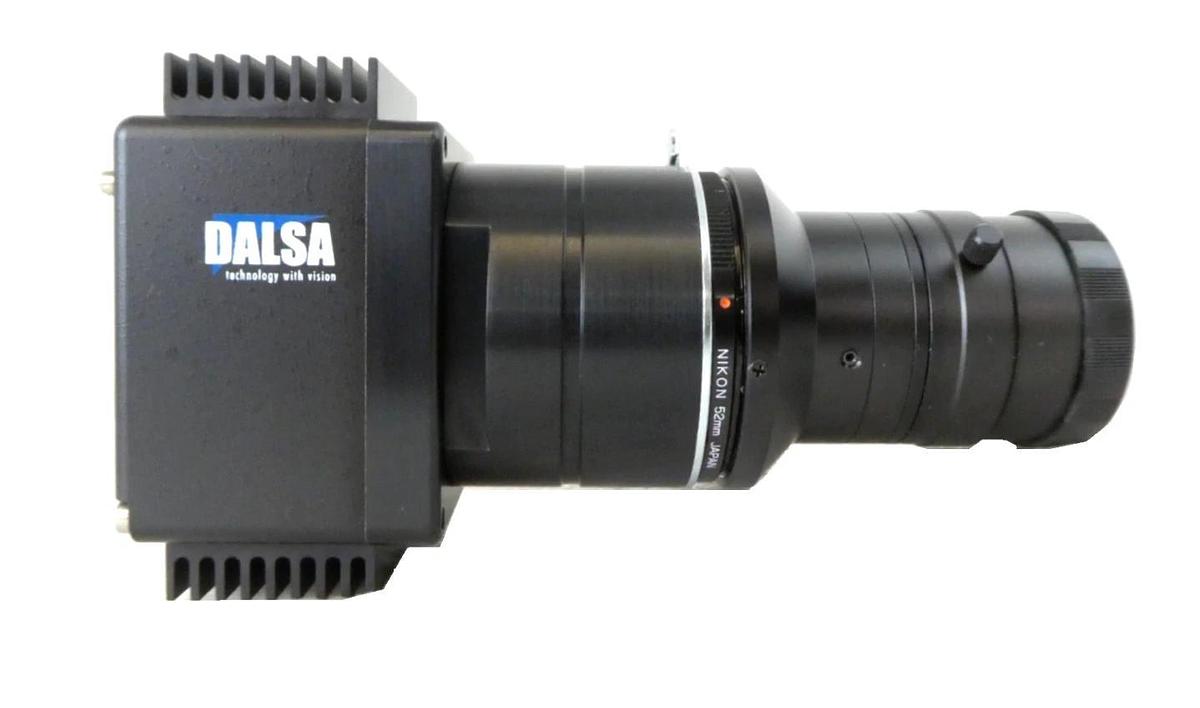 Used Teledyne DALSA S2-12-02K40 Monochrome Inspection Camera Nikon 52mm Lens Working
