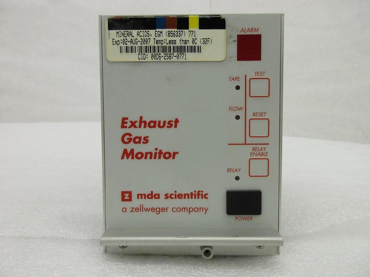 Used MDA Scientific 856000 Exhaust Gas Monitor EGM Used