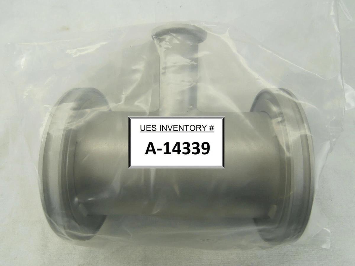 Refurbished Edwards B4138 High Vacuum Tube Tee ISO80 ISO-K NW25 iQDP Series Refurbished