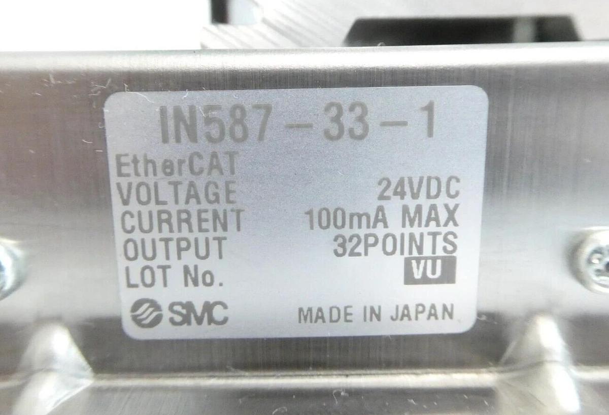 Used SMC IN587-33-1 32-Point EtherCAT Pneumatic Manifold Lot of 3 Working Surplus