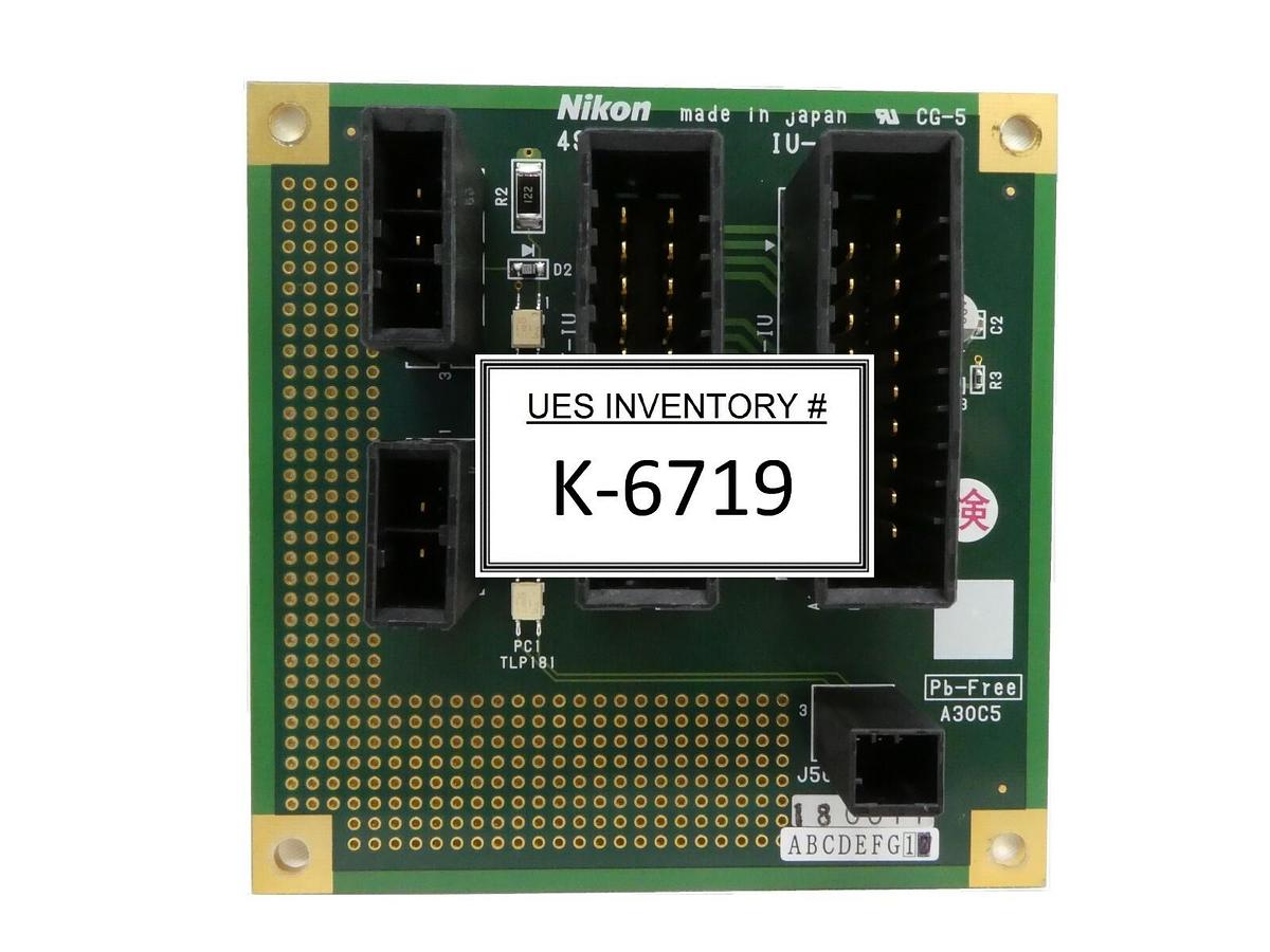 Used Nikon 4S013-689 Interface Board PCB IU-INTX6B NSR-S610C Working Spare