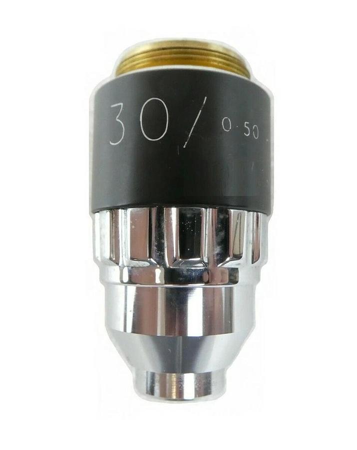Used Bio-Rad 30/0.50 Microscope Objective Quaestor Q7 Measurement System Working