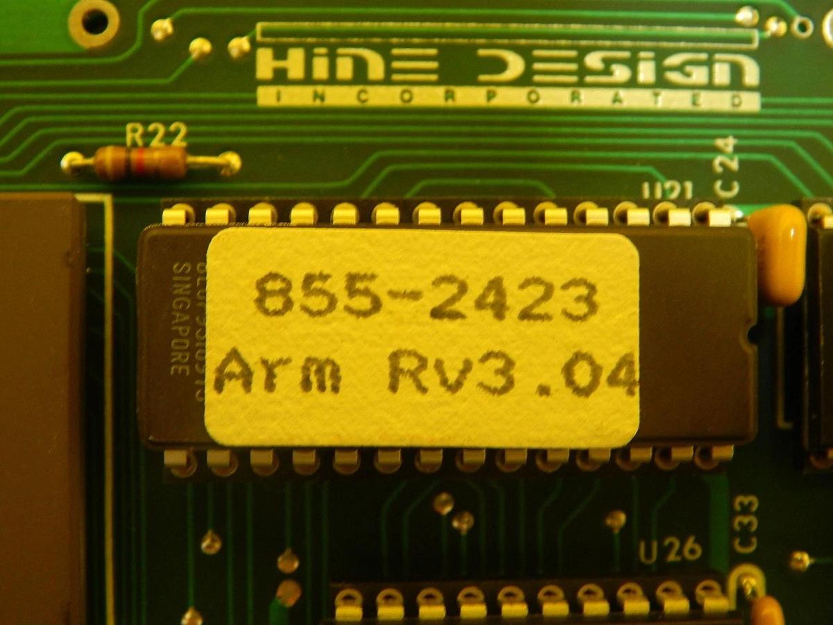 Used Hine Design 885-2423 Arm Control Board PCB 778-1I GaSonics Aura A-2000LL Used