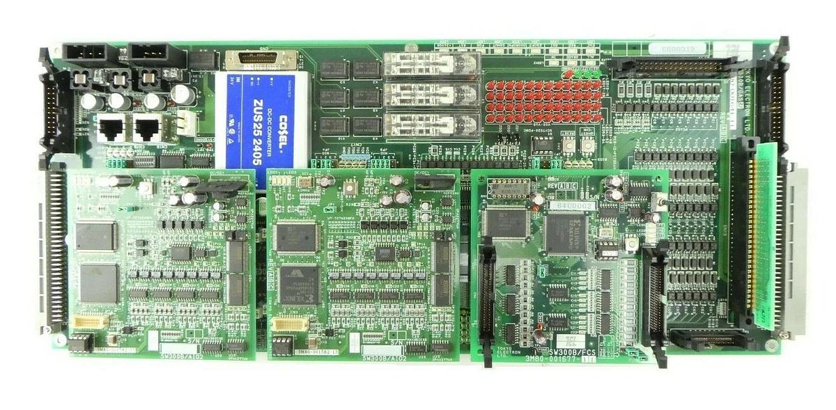 Used TEL Tokyo Electron 3M80-001641-11 Gas PCB SW300B AIO2 FCS GIL22 Trias Working