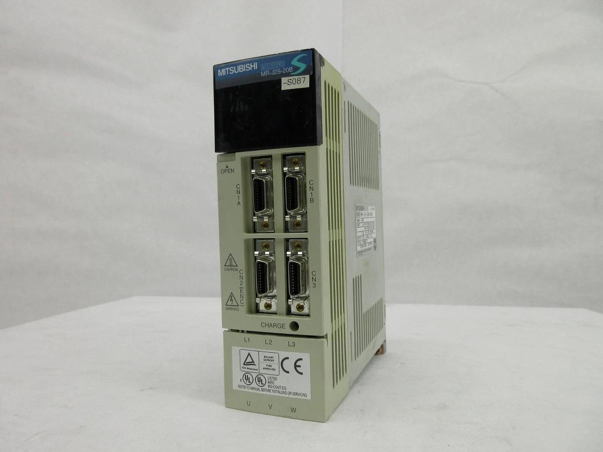 Used Mitsubishi Electric MR-J2S-20B-S087 AC Servo Driver MELSERVO Working Spare