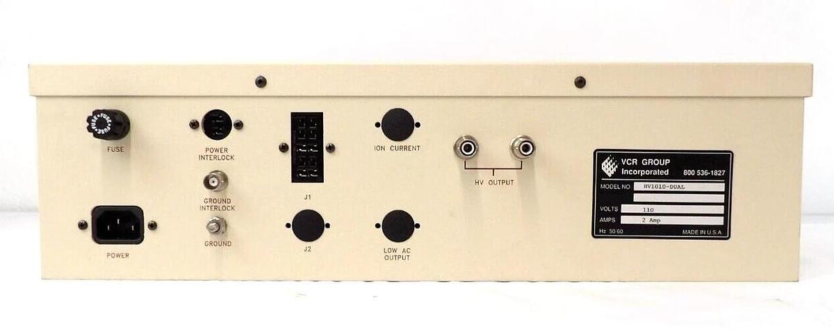 Used VCR Group HV1010-DUAL High Voltage Power Supply HV 1010 Working Surplus
