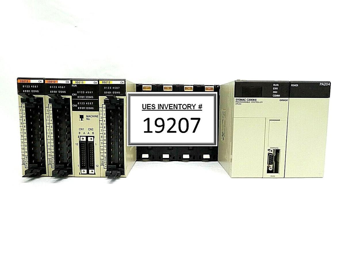 Used Omron C200HX Programmable Logic Controller PLC Microbar Mini Trackmate CPU44-E
