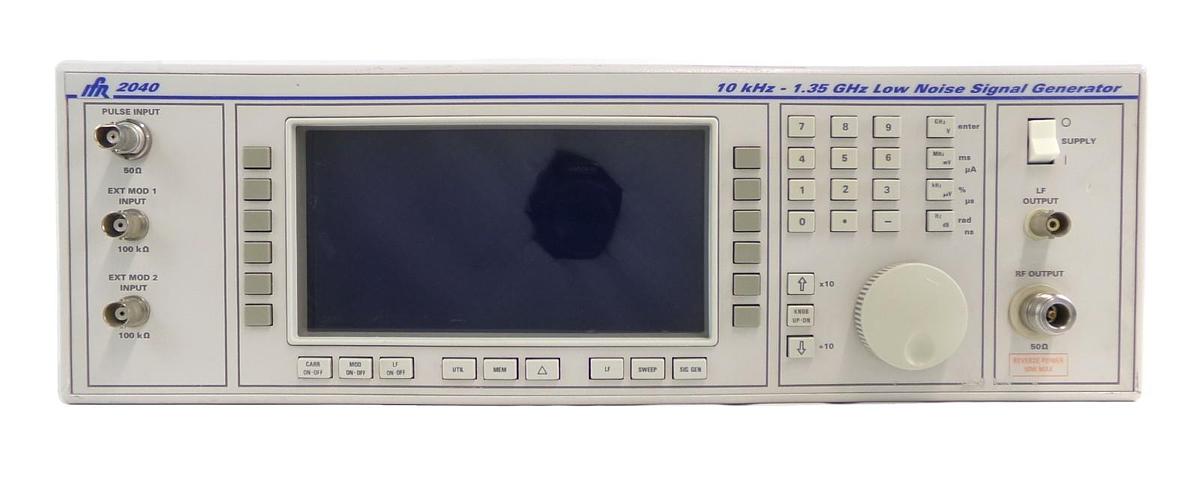 Used IFR 2040 10khz-1.35Ghz Low Noise Signal Generator 9.15 Error 27 Dented As-Is