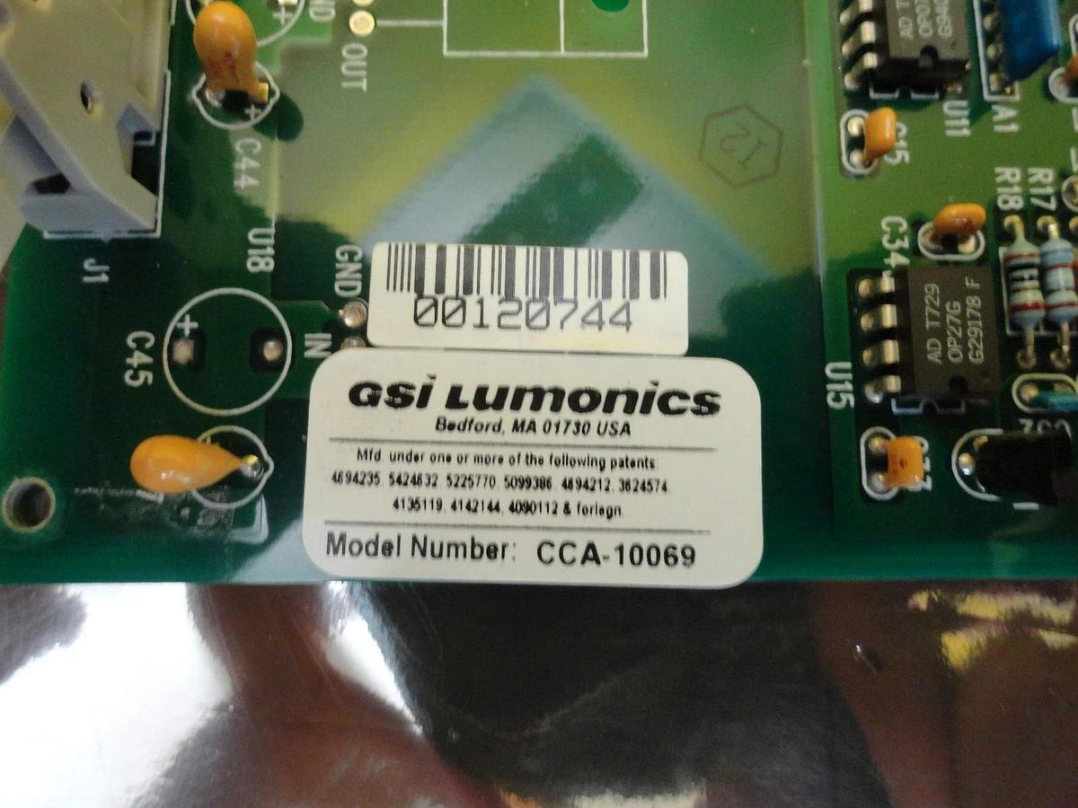 Used GSI Lumonics 311-15593-1 Processor PCB CCA-10069 KLA-Tencor CRS-3000 Working