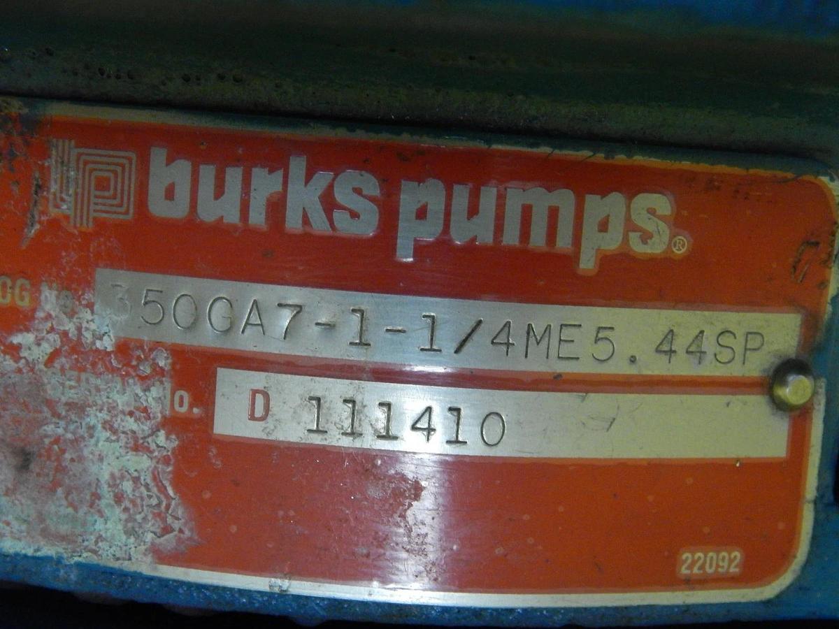 Used Baldor M36F971-0344G1 Industrial Motor Burks 350GA7-1-1-4ME5.44SP Used Working