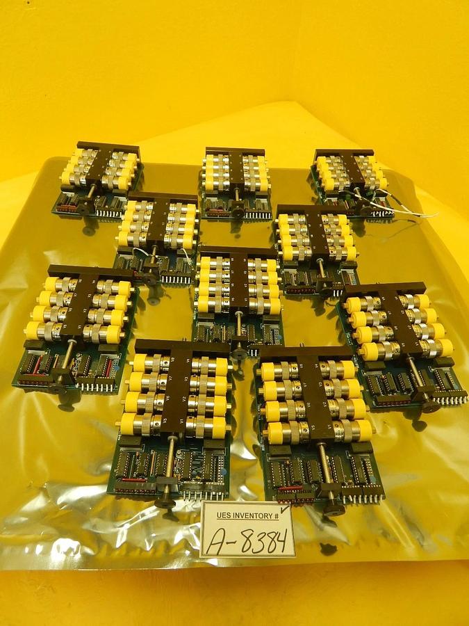 Used Robitech 980-4825 Pneumatic Control Valve PCB Card 980-4800 Lot of 10 Used