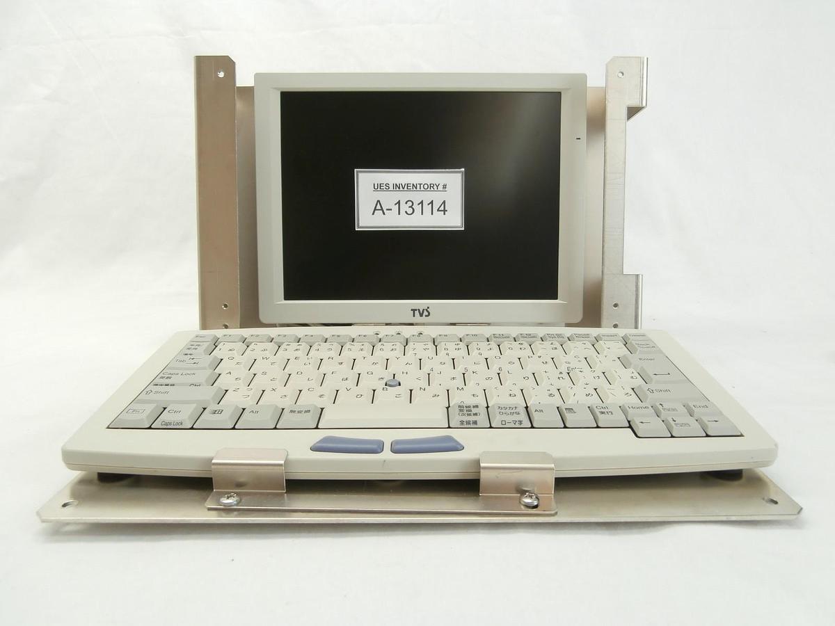 Used Hitachi Operator Interface Panel Keyboard and Monitor M-712E Used Working
