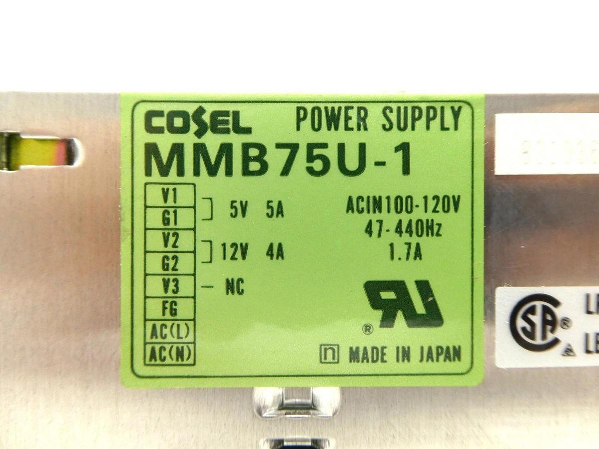 Used Cosel MMB75U-1 DC Power Supply TEL Tokyo Electron U2-855DD Unity II Used Working
