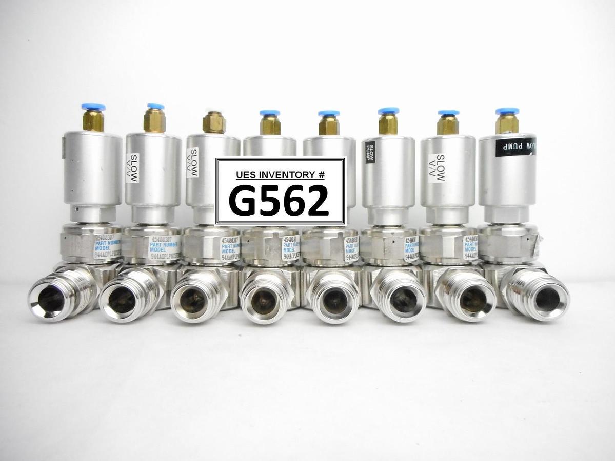 Used Parker 45400307 Diaphragm Valve 944AOPLPNCSFS8MF Reseller Lot of 8 Used Working