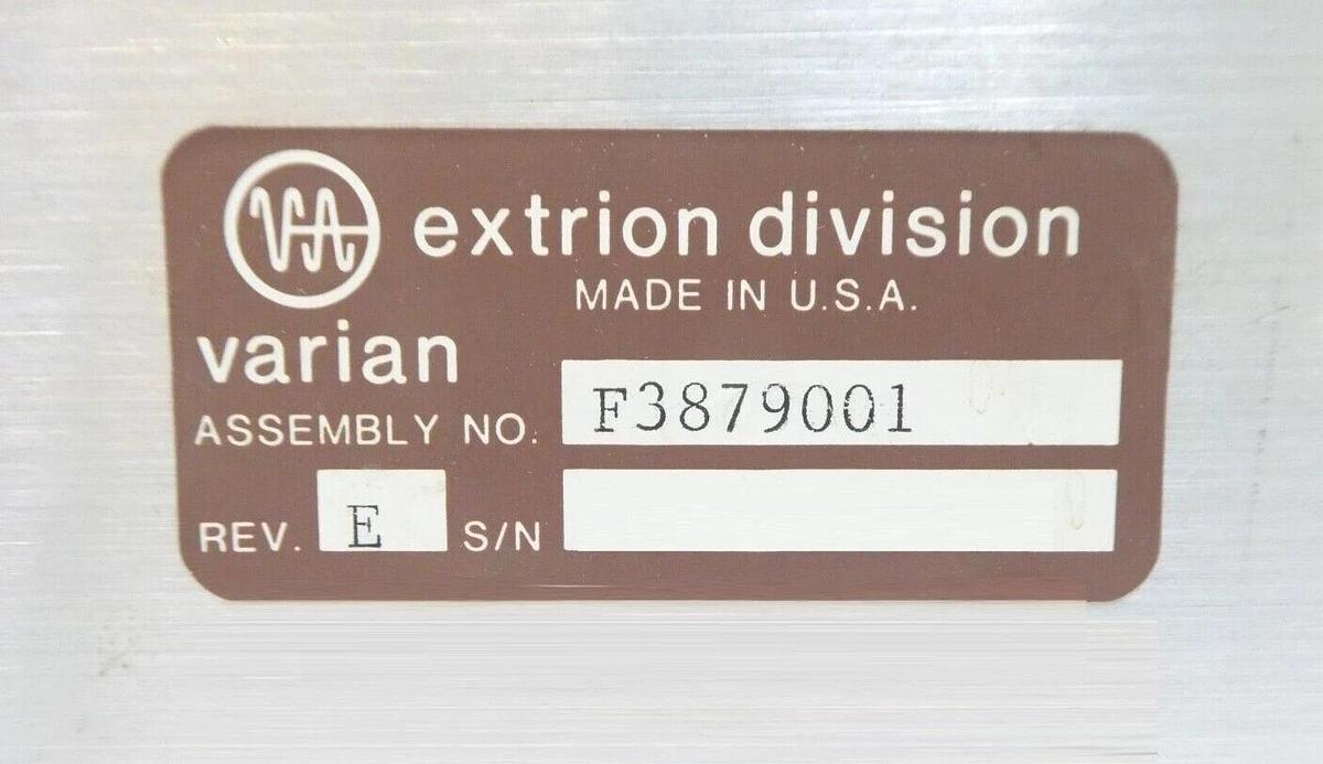 Used Varian Semiconductor Equipment F3879001 Scan Selector 300XP Extrion Untested