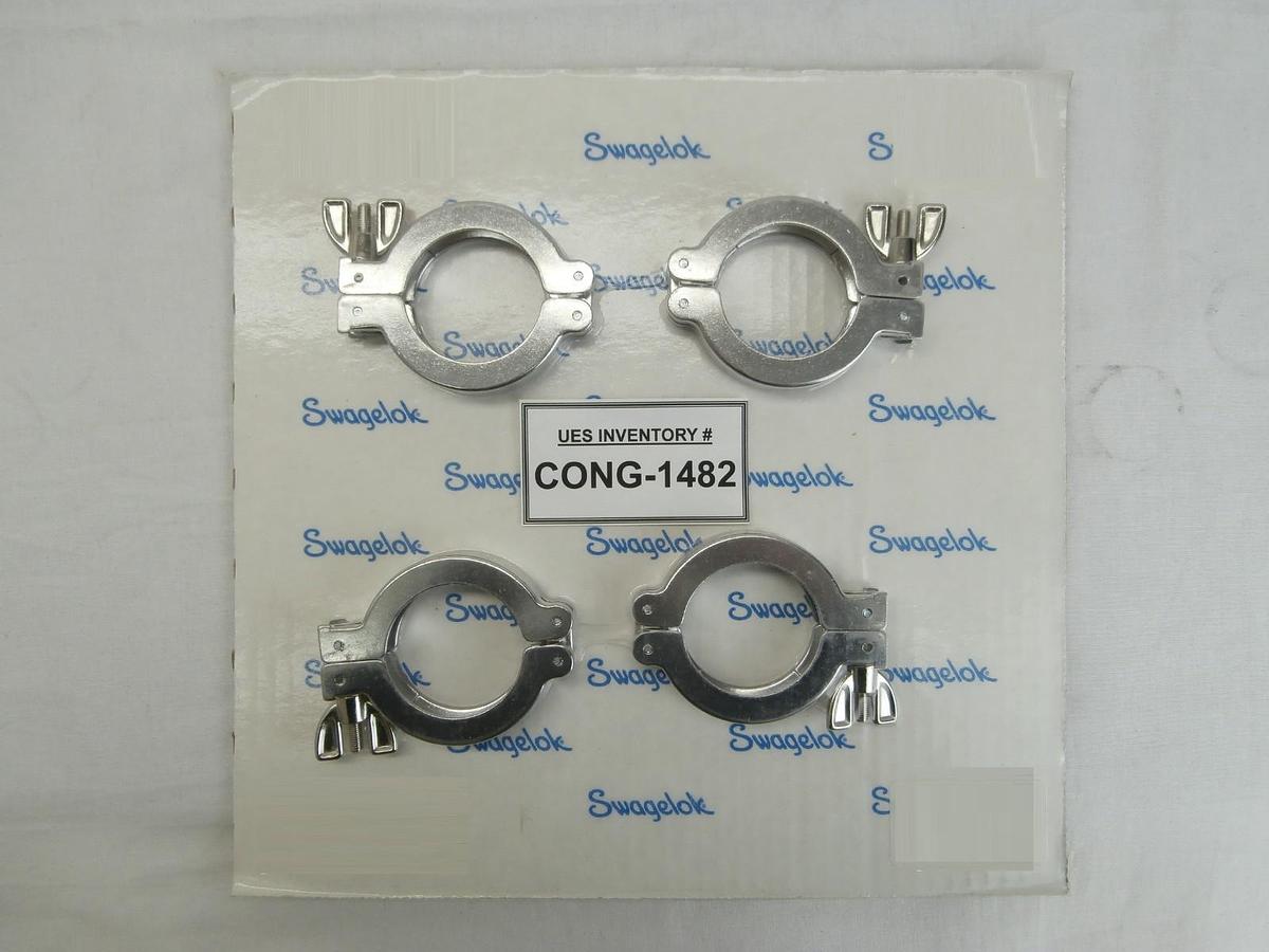 Used Swagelok JNWCP40 Vacuum Wingnut Clamp NW40 KF40 Reseller Lot of 4 New Surplus