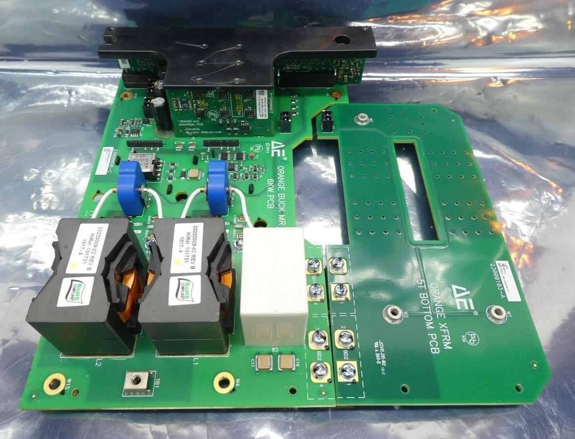 Used AE Advanced Energy 23000098-C Orange Buck MR 6kW PCB 33000103 Working Surplus
