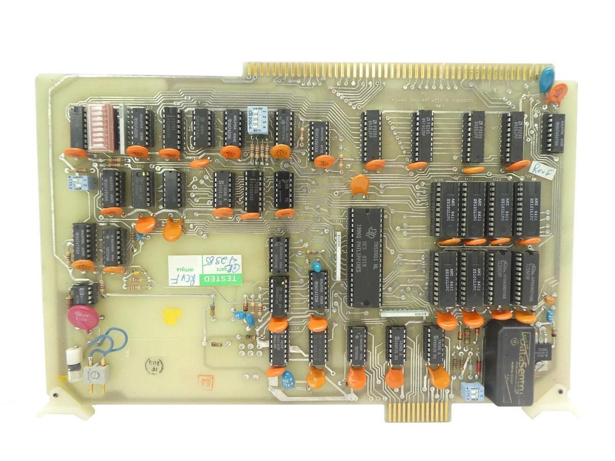 Used Varian Semiconductor VSEA D-F3831001 Power Fail/RTC PCB Card Rev. F Working