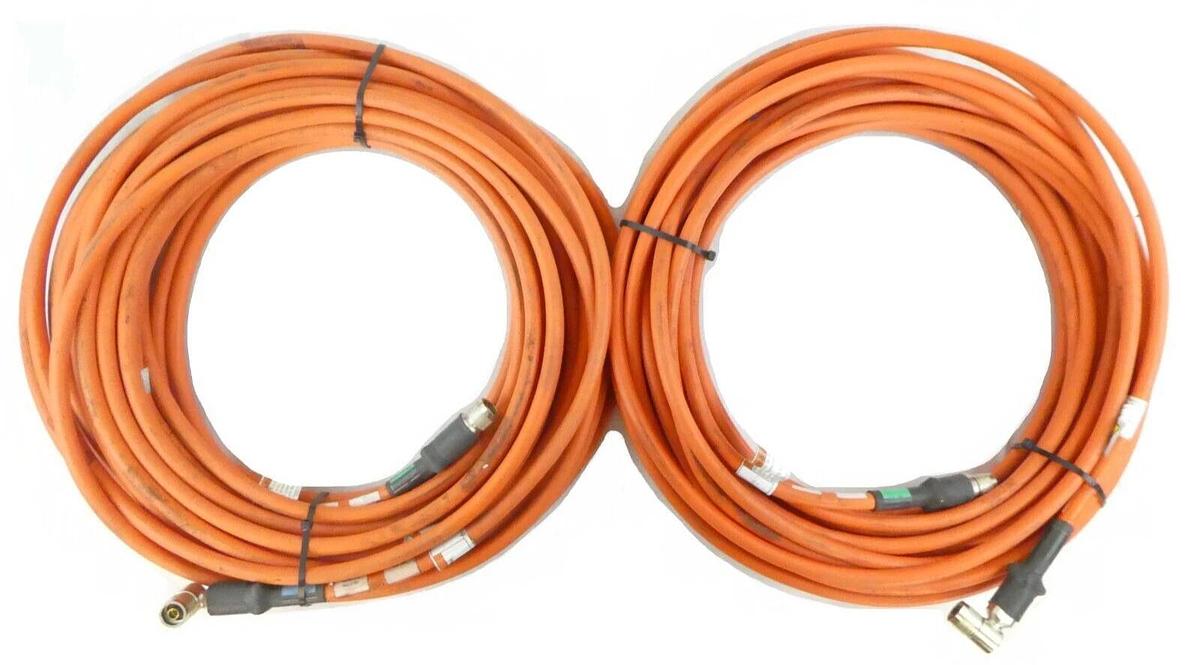 Used AMAT Applied Materials 0190-02032 RF Cable 75 Foot Reseller Lot of 2 Working