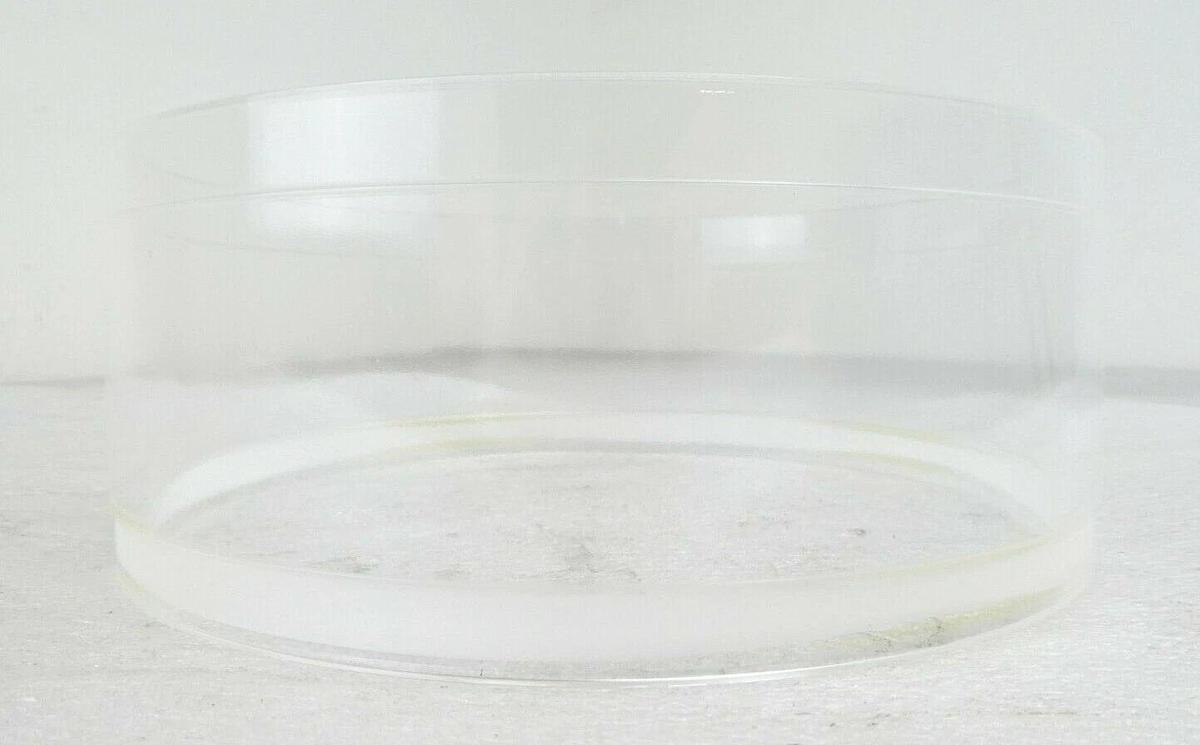 Used AMAT Applied Materials 0200-09602 Quartz Insulating Pipe with Flange Working
