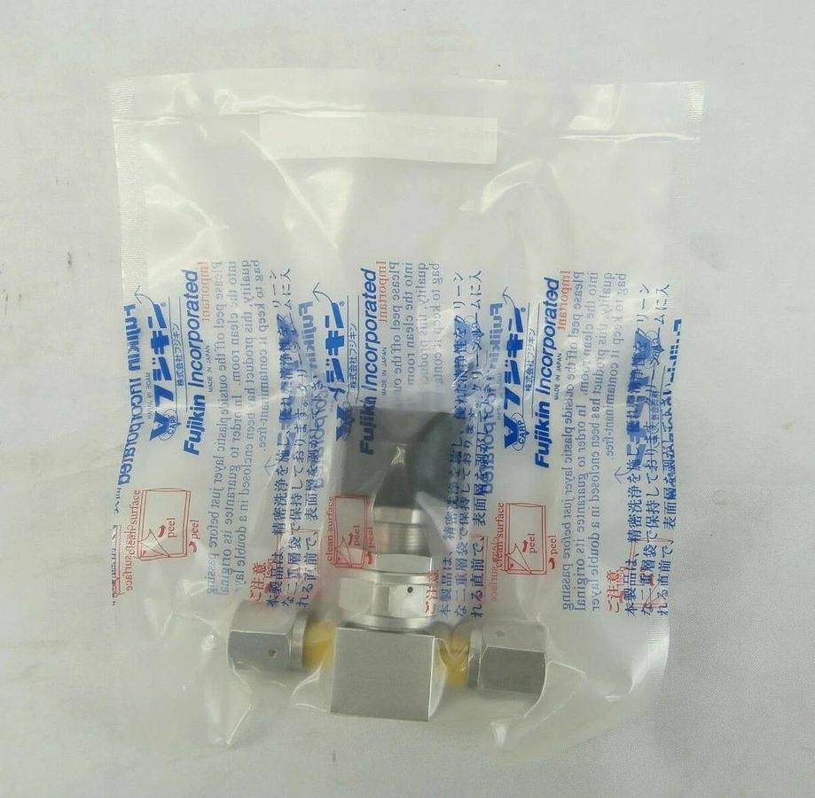 Fujikin FUND-71G-6.35-2 Diaphragm Soft-Seal Valve Reseller Lot of 3 New Surplus