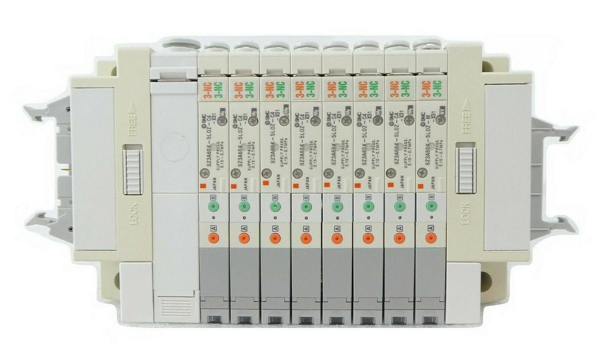 TEL Tokyo Electron 3D80-001913-11 SMC 8-Port Pneumatic Manifold New Surplus