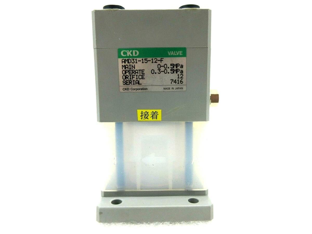 Used CKD AMD31-15-12-F Air Operated Valve Nikon NSR-S202A System Used Working