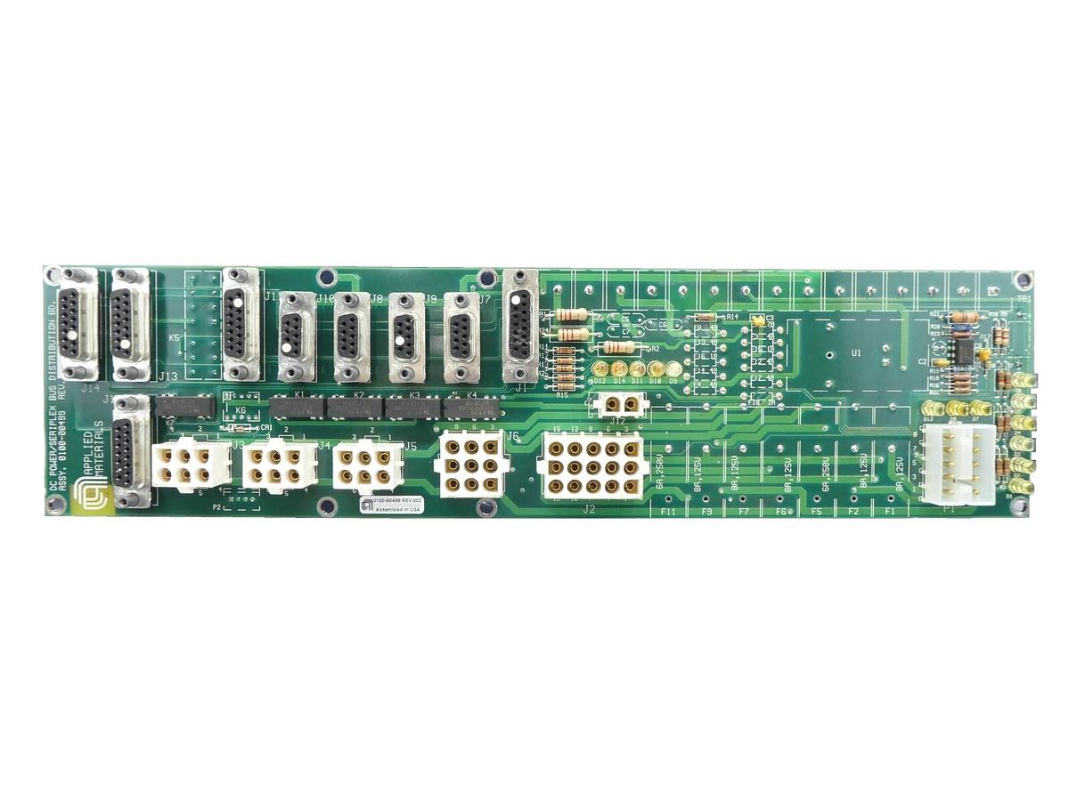 Used AMAT Applied Materials 0100-00499 DC Power/Seriplex Bus Distribution PCB Working