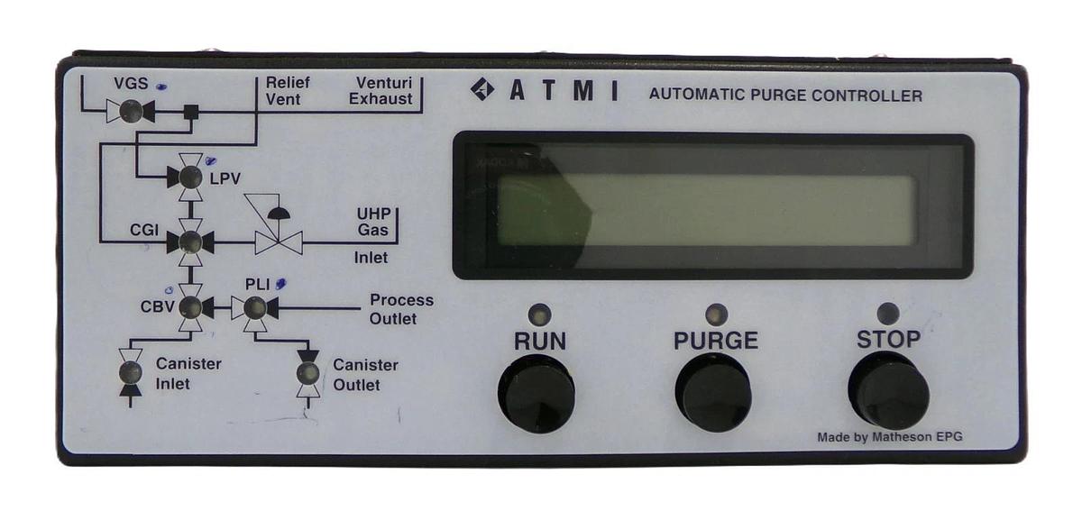 Used Matheson APC-7 ATMI Automatic Purge Controller V1.16 Working