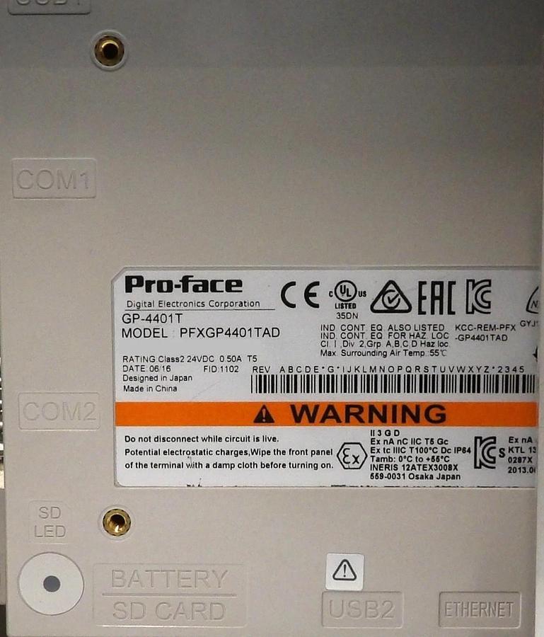 Pro-face PFXGP4401TAD 7.5" Touchscreen TFT Analog Touch Panel GP-4401T TEL New