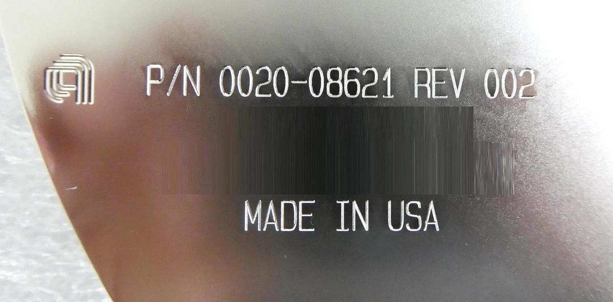 Refurbished AMAT Applied Materials 0020-08621 Reflector Plate 2MM Radiance OEM Refurbished