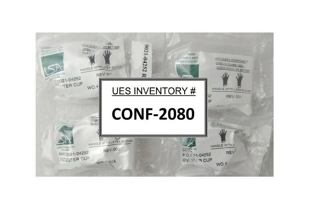 Refurbished AMAT Applied Materials 0021-04252 Outer Cup Reseller Lot of 4 Refurbished