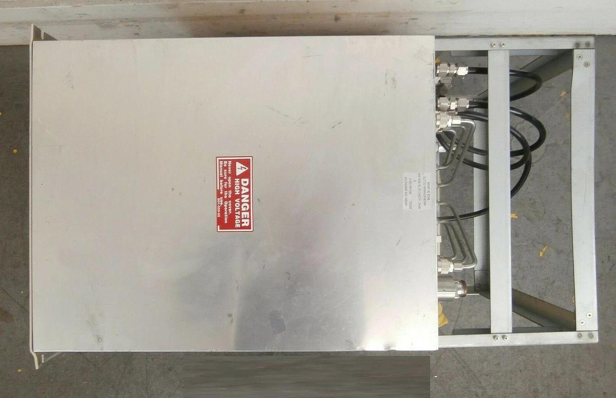 Used Nihon Koshuha HFS-450-020-5 450MHz 2kW Generator Hitachi MU-712E Damaged As-Is