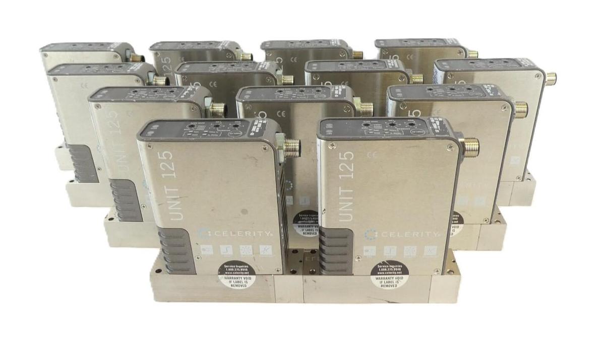 Used Celerity IFC-125C Mass Flow Controller MFC UNIT 125 Reseller Lot of 13 Working