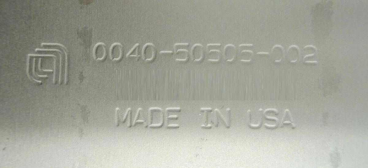 Used SMC US22532 Slit Valve Pneumatic Cylinder with Gate AMAT 0040-41892 Working