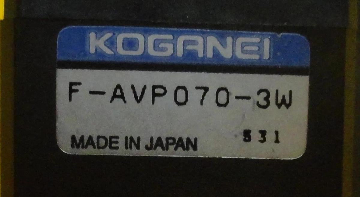 Used Kognel F-AVP070-3W Pneumatic Valve Reseller Lot of 10 TEL Lithius Working Spare