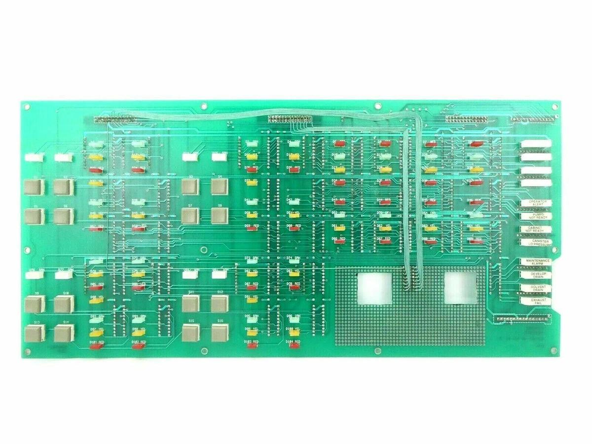 Used Microbar Systems S17-001-00 Trackmate Operator Input Panel PCB Rev. 02-01 Spare