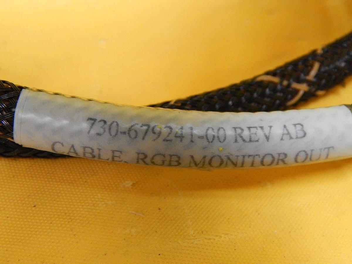 KLA-Tencor 730-679241-00 RGB Monitor Out IO Panel Cable 2138 New Surplus