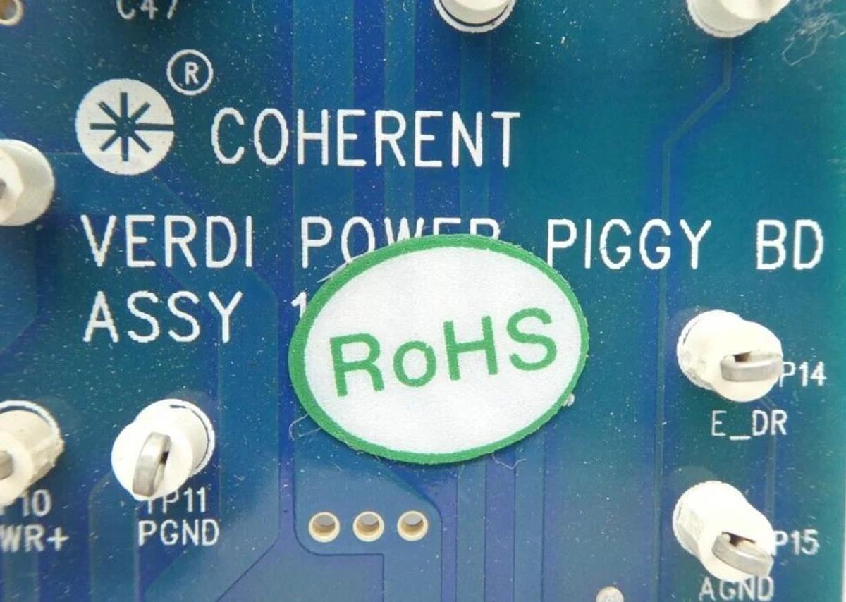 Used Coherent 1168056 VERDI Power Piggy Board PCB Working Surplus
