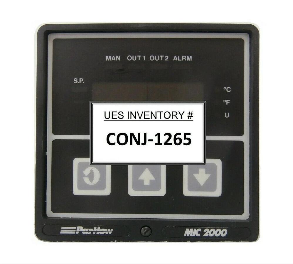 Used Partlow 2123021EA Process Controller MIC 2000 Mattson 934-14007-00 Working Spare