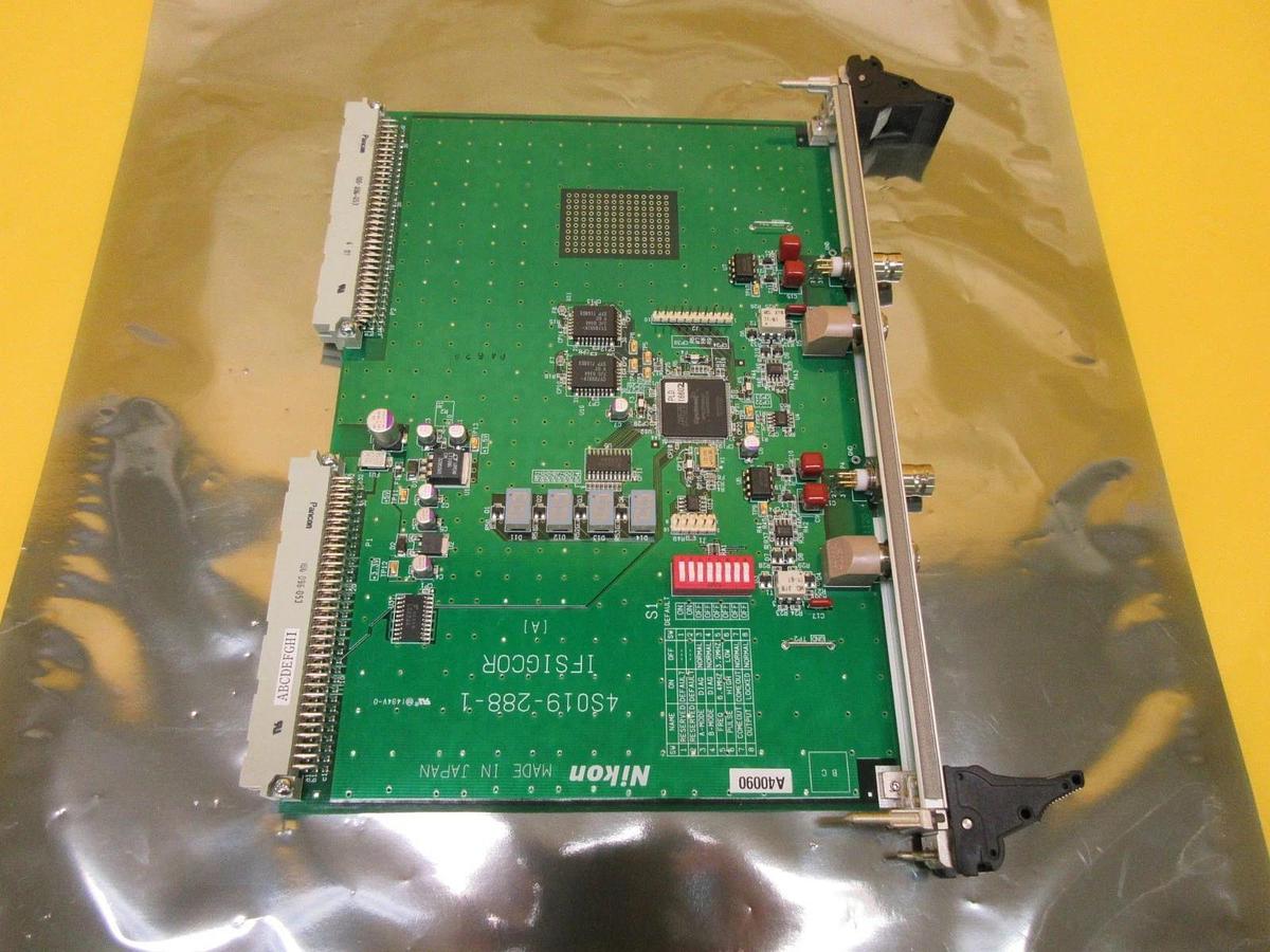 Used Nikon Precision 4S019-288-1 Processor PCB Card IFSIGCOR NSR Series Working