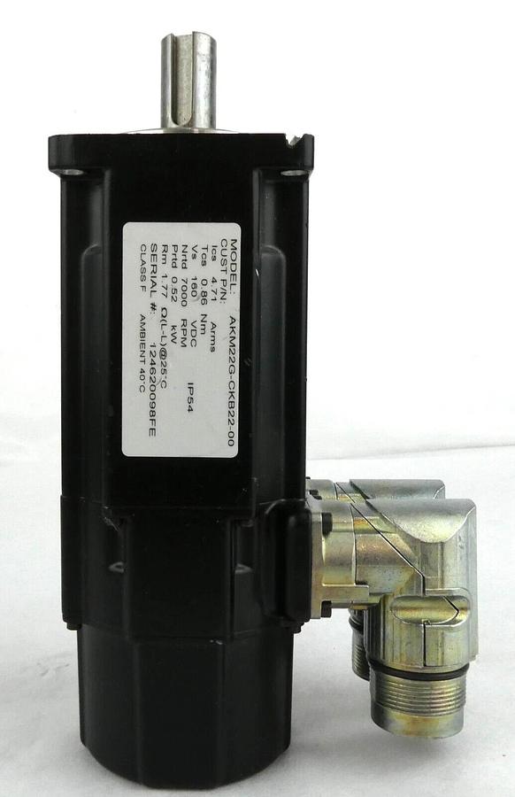 Used Kollmorgen AKM22G-CKB22-00 PM Servomotor AKM Series Working Surplus