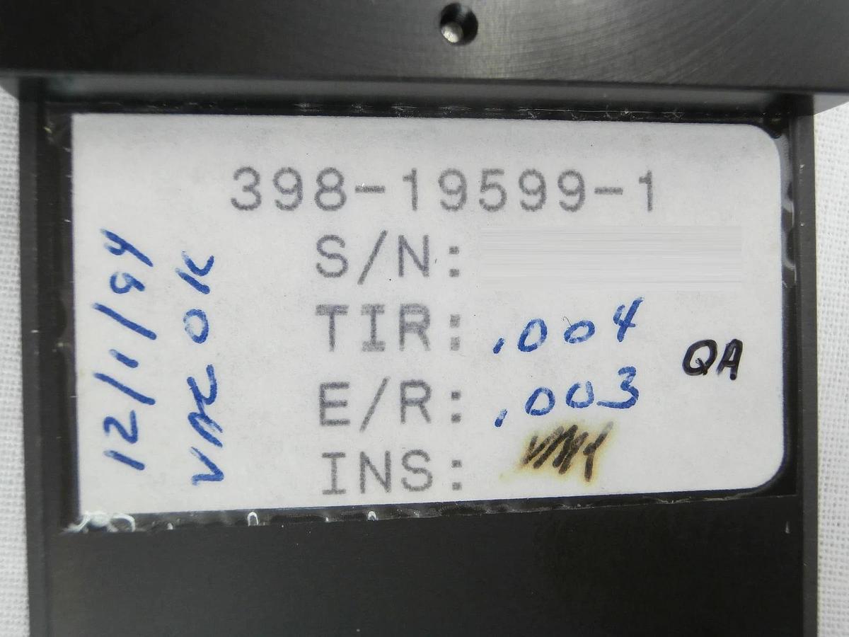 Used Brooks Automation 398-19599-1 Wafer Robot Paddle End Effector Fork Used Working