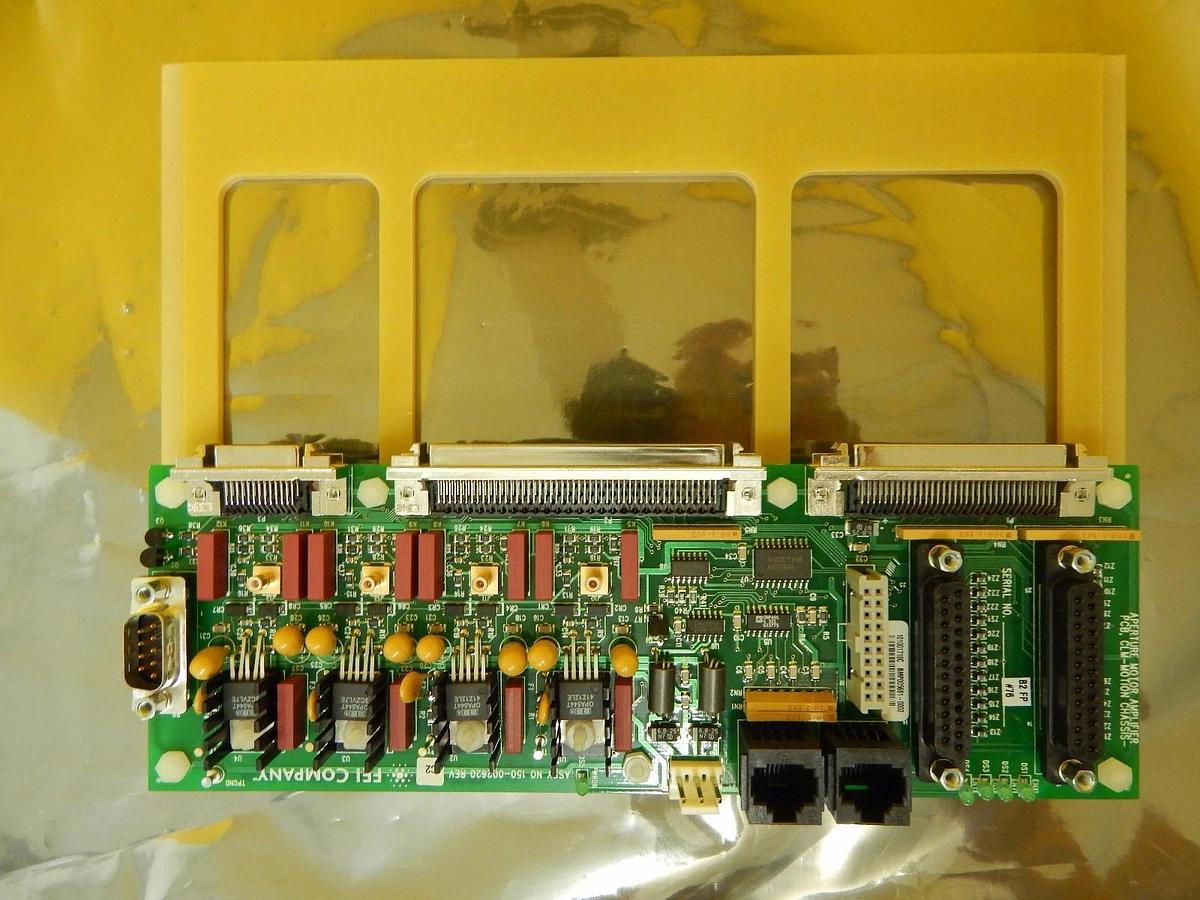 Used FEI Company 150-002620 Aperture Motor Amplifier CLM-Motion Chassis PCB Working