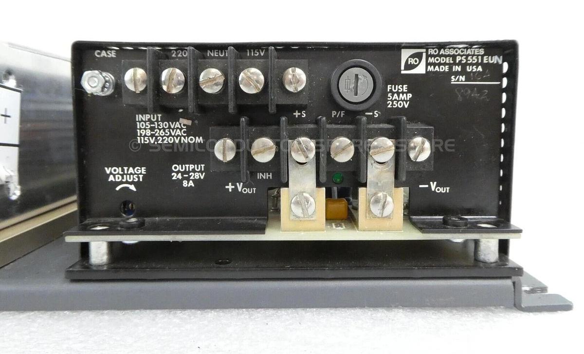 Used Novellus Systems 02-00025-00 Power Supply Panel GTS725B PS 551 EUN Working Spare