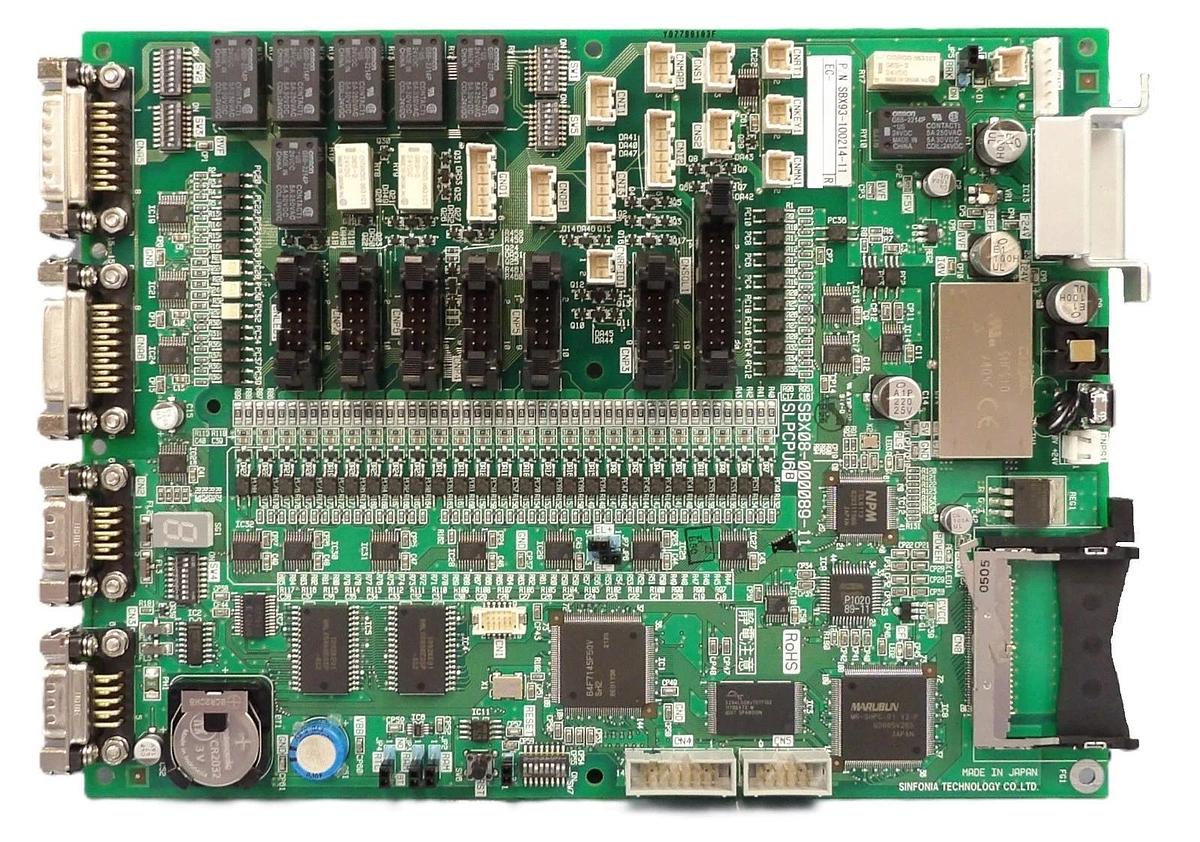 Used Sinfonia Technology SBX08-000089-11 Control PCB SBX93-100214-11 0190-62362 New