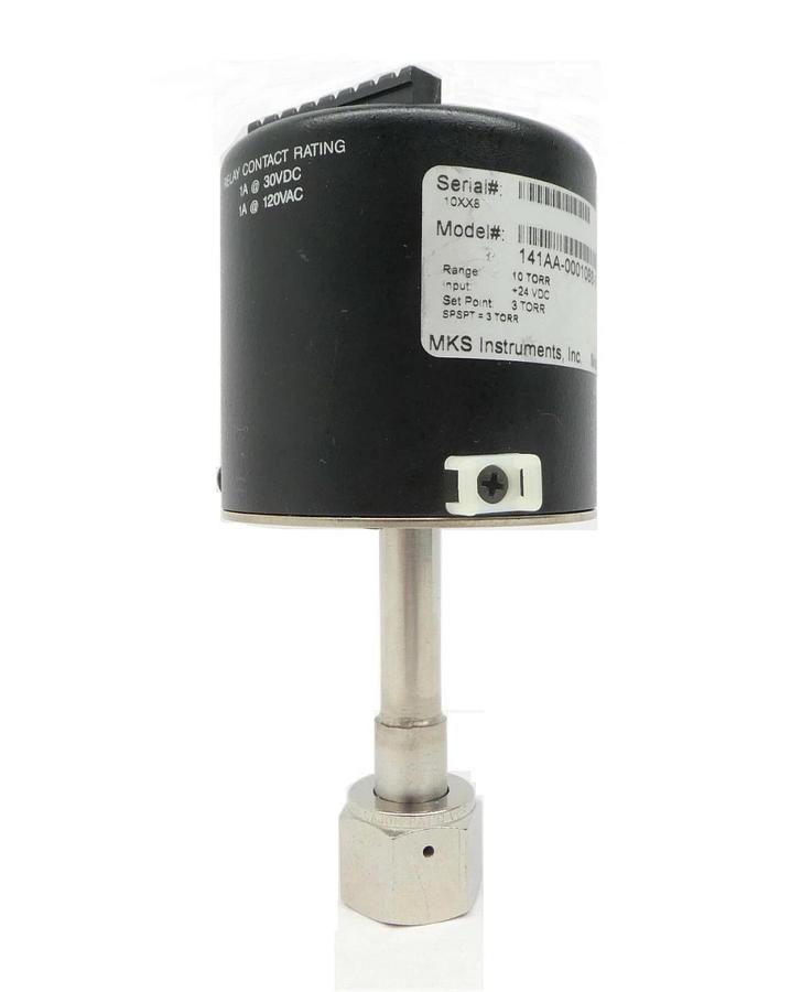 Used MKS Instruments 141AA-00010BB-S Baratron Vacuum Switch Tested Working Surplus
