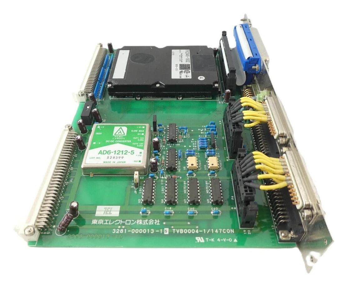 Used TEL Tokyo Electron 3281-000013-15 Processor PCB Card TVB0004-1/147CON Working