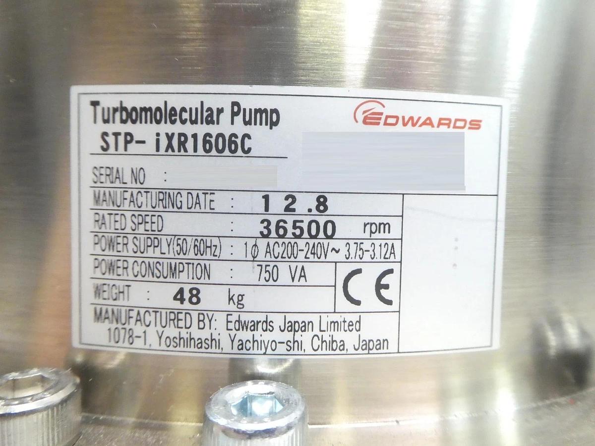Used STP Edwards STP-iXR1606C Turbomolecular Pump Tested Working Surplus
